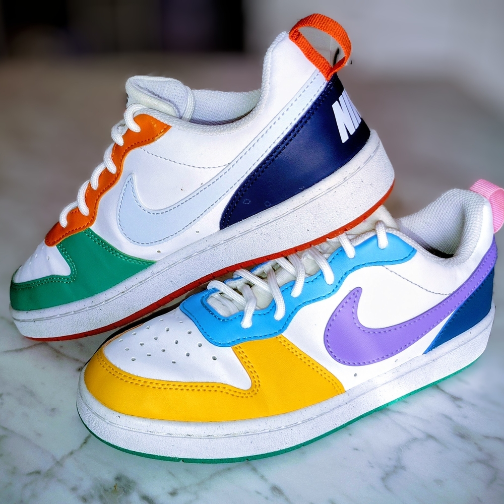 Nike Court Burough Low Recraft sneakers *BIG KIDS SIZE 4 1/2*